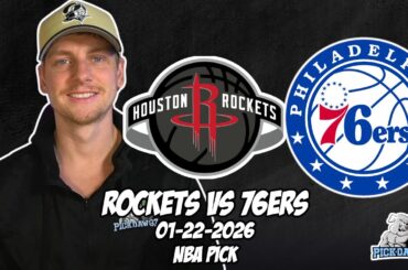 Houston Rockets vs Philadelphia 76ers 1/22/26 NBA Free Picks & Prediction | NBA Betting Tips