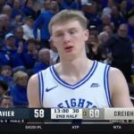 Creighton Men's Basketball Highlights vs. Xavier - 01.21.26