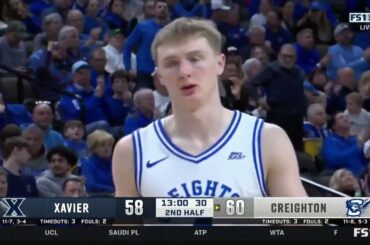 Creighton Men's Basketball Highlights vs. Xavier - 01.21.26