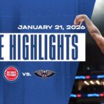 Detroit Pistons Highlights vs  New Orleans Pelicans