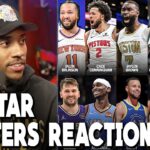 Jeff Teague REACTS to NBA All-Star Starters: Luka, SGA, Wemby lead West, Giannis, Brunson lead East