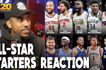 Jeff Teague REACTS to NBA All-Star Starters: Luka, SGA, Wemby lead West, Giannis, Brunson lead East