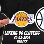 Los Angeles Lakers vs Los Angeles Clippers 1/22/26 NBA Free Picks & Prediction | NBA Betting Tips