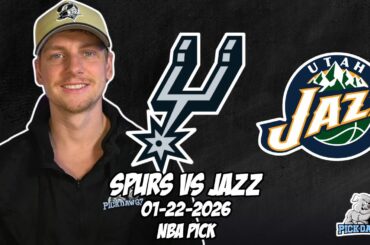 San Antonio Spurs vs Utah Jazz 1/22/26 NBA Free Picks & Prediction | NBA Betting Tips