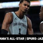Wembanyama is an All-Star and previewing San Antonio Spurs-Jazz game