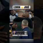 Bron & Nikola Jokić show respect 🤝