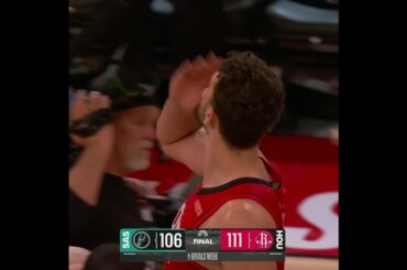 Alperen Sengun blowing kisses after the Rockets' 16-point comeback vs. Spurs 🙌