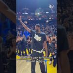 Andrew Wiggins Receives Standing Ovation from Dub Nation | #shorts