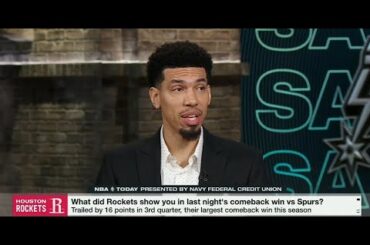 NBA TODAY | Kevin Durant doesn’t run from the smoke, he runs toward it! - Danny on Rockets def Spurs