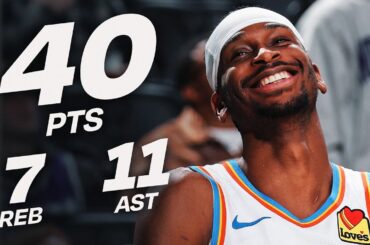 Shai Gilgeous-Alexander Joins Wilt With Historic 40-PT Night | January 21, 2026