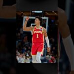 Jalen closed like an All Star. 🤏 #jalenjohnson #toosmall #hawks #nba