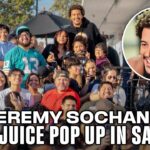 Jeremy Sochan Surprises Spurs Fans with Free Juice and Good Vibes in San Antonio
