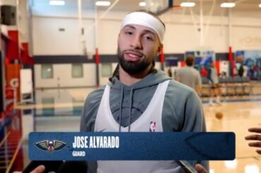 Jose Alvarado talks Injury Timeline, NBA Trade Deadline | New Orleans Pelicans
