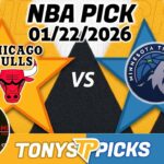 Chicago Bulls vs Minnesota Timberwolves Pick 1/22/26 NBA Pick Prediction