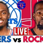 Philadelphia 76ers vs Houston Rockets Live Stream Play-By-Play & Scoreboard