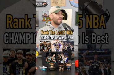 RANK THE LAST 5 NBA CHAMPIONS! #shorts #basketball #nba #goldenstatewarriors #bostonceltics