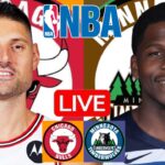 LIVE: CHICAGO BULLS vs MINNESOTA TIMBERWOLVES | NBA | PLAY BY PLAY | SCOREBOARD