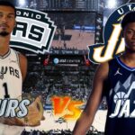 San Antonio Spurs vs Utah Jazz Live Play by Play & Scoreboard