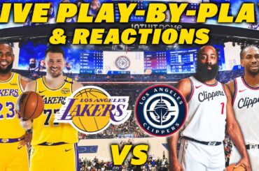 Los Angeles Lakers vs Los Angeles Clippers | Live Play-By-Play & Reactions