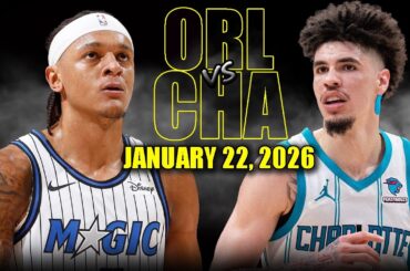 Orlando Magic vs Charlotte Hornets Full Game Highlights – January 22, 2026 | NBA Season