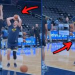 Nikola Jokic Pregame Shooting Routine Ahead of Denver Nuggets vs. Wizards! Still Out W/ Knee Injury!