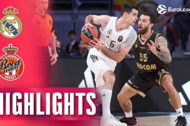 Six in a Row, CAMPAZZO in COMMAND | Real Madrid - Monaco | R24 BASKETBALL HIGHLIGHTS 2025-26
