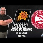 Phoenix Suns vs Atlanta Hawks 1/23/26 NBA Free Picks & Prediction | NBA Betting Tips