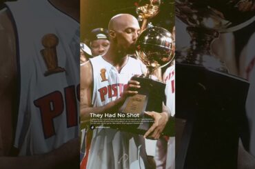 The 2004 Pistons Had No Shot 😅🏆