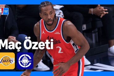 Los Angeles Lakers - LA Clippers | Maç Özeti | NBA | Prime Video Türkiye
