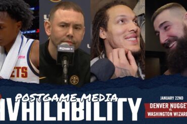 ALL Denver Nuggets Postgame Media vs. WAS 🎙️