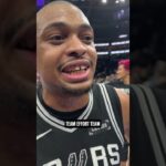 GO SPURS GO BABY - KJ 🗣️  #spurs #nba #keldonjohnson