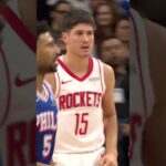 REED SHEPPARD IS ON FIRE 🔥  3 triples in the 4th! #rockets