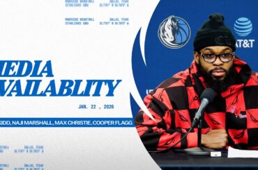 Jason Kidd, Naji Marshall, Max Christie, & Cooper Flagg | Media Availability vs GSW | 01/22/26