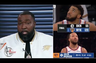 NBA TODAY | "We don’t care that they beat Nets." - Perkins reacts to Knicks DOMINATE Nets by 54 pts