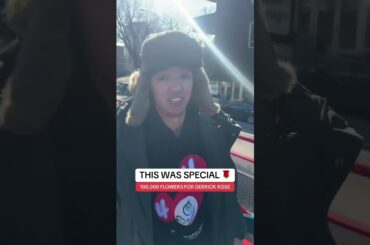 🌹 100,000 flowers for one Derrick Rose at Clybourn Park, Chicago last year for DRose Night ❤️