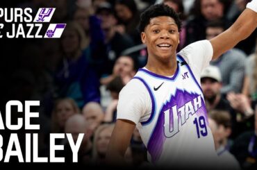 BIG DUNKS and a new CAREER-HIGH for Ace vs SPURS 💥🤩 | UTAH JAZZ