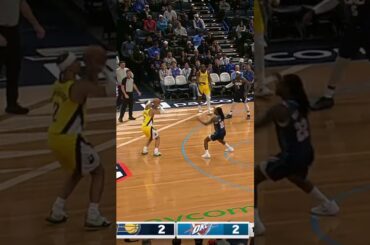 Ball movement ➡️ Andrew Nembhard for the Deep Triple Early in Q1