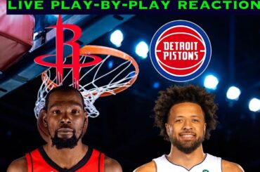 Houston Rockets vs Detroit Pistons NBA Play-By-Play Reaction 1/23/26 LIVE