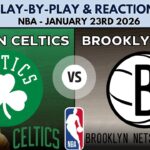 NBA: Boston Celtics vs Brooklyn Nets (Live Play-By-Play & Reactions)