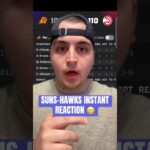 Reaction To The Phoenix Suns LOSING To The Hawks 😬 #nba #phoenixsuns #devinbooker #jalengreen