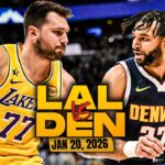 Los Angeles Lakers vs Denver Nuggets Full Game Highlights | Jan 20, 2026 | FreeDawkins
