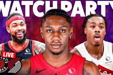 Raptors vs Trail Blazers LIVE Watch Along | RJ Barrett RETURNS for the Raptors