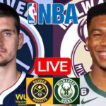 LIVE: DENVER NUGGETS vs MILWAUKEE BUCKS | NBA | PLAY BY PLAY | SCOREBOARD