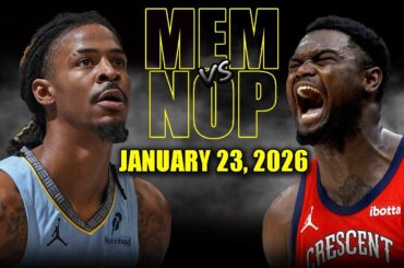 Memphis Grizzlies vs New Orleans Pelicans Full Game Highlights – January 23, 2026 | NBA Season