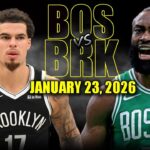 Boston Celtics vs Brooklyn Nets Full Game Highlights – January 23, 2026 | NBA Season