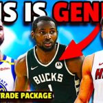 The PERFECT 3-Team Trade Nobody Can Refuse | Giannis to Heat, Kuminga to Bucks, Wiggins to Warriors