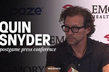 Hawks vs. Suns Postgame Press Conference: Quin Snyder