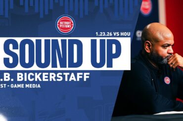 Post-Game Press Conference: J.B. Bickerstaff | Pistons vs. Rockets  | 1.23.26