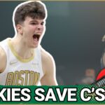 Rookies, Joe Mazzulla's BRILLIANT coaching, RESCUE Celtics After Collapse