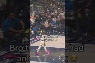 Easy buckets are not allowed 🚫 #block #basketball #nba #dallasmavericks